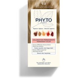 PHYTO (LABORATOIRE NATIVE IT.) Phyto Phytocolor Colorazione Permanente Tinta Numero 9.8 - Tinta capelli colore biondo chiarissimo cenere