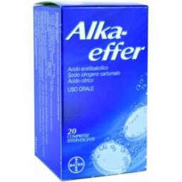 BAYER SpA Alka Effer - Trattamento sintomatico di febbre e stati dolorosi - 20 Compresse Effervescenti