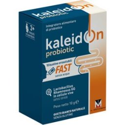 A.MENARINI IND.FARM.RIUN.Srl Kaleidon FAST - Integratore per l'equilibrio della flora intestinale - Gusto Bianco Naturale - 10 bustine orosolubili