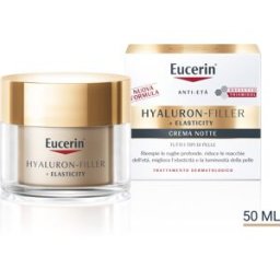 BEIERSDORF SpA Eucerin Hyaluron Filler + Elasticity Crema Notte - Crema viso da notte antirughe - 50 ml