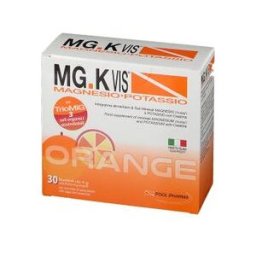 POOL PHARMA Srl Mgk Vis Orange Magnesio e Potassio Gusto Arancia 30 Bustine