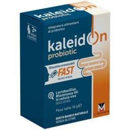 A.MENARINI IND.FARM.RIUN.Srl Kaleidon FAST - Integratore per l'equilibrio della flora intestinale - Gusto Frutti di bosco - 10 bustine orosolubili