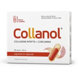 VITASLIM INNOVE Srl Collanol - Integratore alimentare per il benessere delle ossa e delle articolazioni - 20 capsule