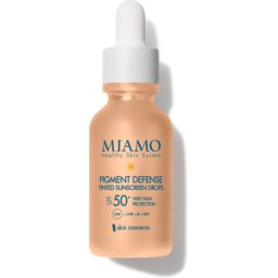 MEDSPA Srl Miamo Skin Concerns Pigment Defense Tinted Sunscreen Drops SPF50+ - Siero viso anti macchia - 30 ml