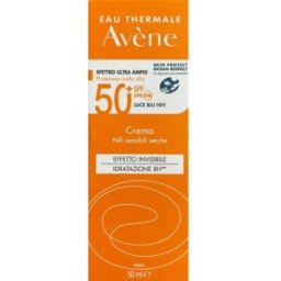 AVENE (Pierre Fabre It. SpA) Avene Solare Crema SPF50+ Effetto Invisibile - Crema solare idratante finish invisibile - 50 ml