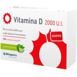 METAGENICS BELGIUM bvba VITAMINA D 2000 U.I. 168 Compresse masticabili