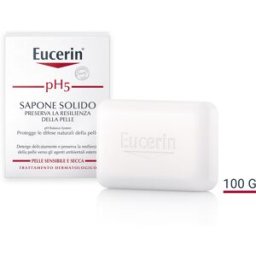 BEIERSDORF SpA Eucerin pH5 Sapone Solido - Detergente solido per pelle secca e sensibile - 100 g
