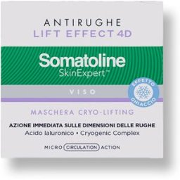 OLYOS ITALIA Srl Somatoline Antirughe Lift Effect 4D Maschera Cryo-Lifting - Maschera viso liftante effetto ghiaccio - 75 ml