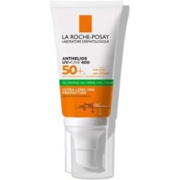 LA ROCHE POSAY-PHAS (L'Oreal) Anthelios XL Gel-Crema Tocco Secco Anti-Lucidità senza Profumo SPF 50+ Protezione Solare Molto Alta 50 ml