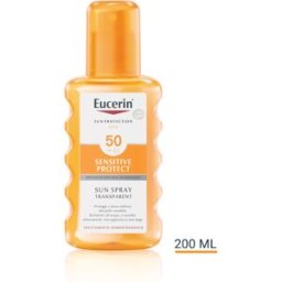 BEIERSDORF SpA Eucerin Sun Spray Trasparente Corpo SPF50+ - Protezione solare molto alta per il corpo - 200 ml