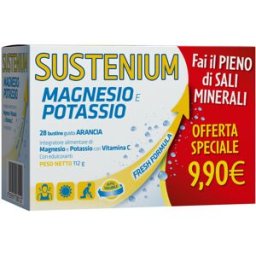 A.MENARINI IND.FARM.RIUN.Srl Sustenium Magnesio e Potassio 28 Bustine (14 bustine + 14 omaggio)