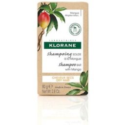 KLORANE (Pierre Fabre It. SpA) Klorane Shampoo Solido al Mango - Shampoo nutriente per capelli secchi - 80 g