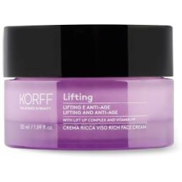 KORFF Srl Korff Lifting 40-76 Crema Viso Ricca - Crema viso effetto lifting per pelle secca - 50 g