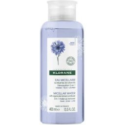 KLORANE (Pierre Fabre It. SpA) Klorane Acqua Micellare Al Fiordaliso Bio 3 in 1 - Struccante per viso, labbra e occhi sensibili - 400 ml