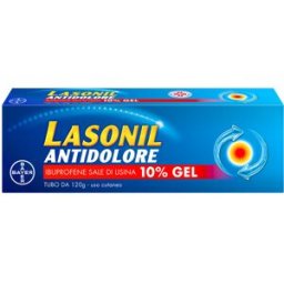 BAYER SpA Lasonil Antidolore Gel 10% - Gel antidolorifico per traumi muscolari ed articolari - 120 g