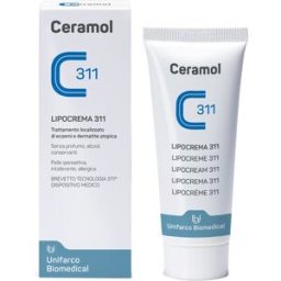 UNIFARCO SpA Ceramol Lipocrema 311 Trattamento Localizzato - Trattamento per pelle con dermatite atopica ed eczema - 100 ml