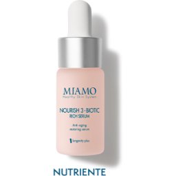 MEDSPA Srl Miamo Longevity Plus Nourish 3-Biotic Rich Serum - Siero viso nutriente anti-età - 10 ml