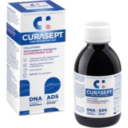 CURASEPT SpA Curasept ADS Collutorio con Clorexidina 0,20 - Trattamento intensivo antibatterico ed antiplacca - 200 ml