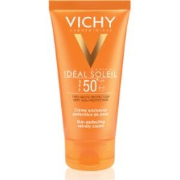 VICHY (L'Oreal Italia SpA) Vichy Ideal Soleil Crema viso Vellutata SPF50+ - Protezione solare molto alta - 50 ml