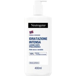 KENVUE ITALIA SPA Neutrogena Lozione Corpo Senza Profumo - Crema idratante per pelle secca e sensibile - 400 ml