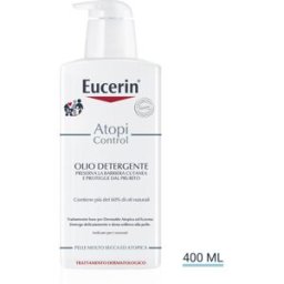 BEIERSDORF SpA Eucerin Atopi Control Olio Detergente - Detergente per pelle secca e a tendenza atopica - 400 ml