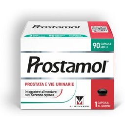 A.MENARINI IND.FARM.RIUN.Srl Prostamol - Integratore alimentare per la prostata e le vie urinarie - 90 Capsule