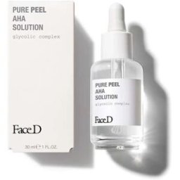 HCS Srl FaceD Pure Peel AHA Soluzione Esfoliante - Rivitalizzante ed illuminante - 30ml