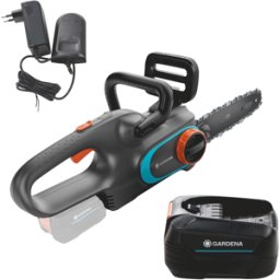 Gardena PowerSaw 250/18V - Elettrosega a batteria 18V 4Ah - Lama da 25 cm