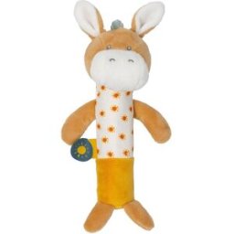 Peluche Con Squeaker Nattou Asino Leo