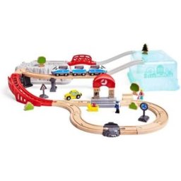 Hape Set Stadtbahn in pratica scatola 1 pz