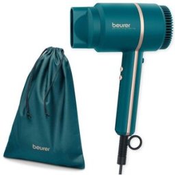 Beurer HC 35 Ocean Asciugacapelli Compatto dal Design Moderno con Funzione a Ioni e Display LED 1 pz Set combinato