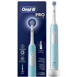 Braun Oral-B Pro 1 Sensitive Clean Adulto Spazzolino rotante-oscillante Blu St