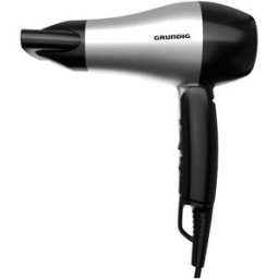 Grundig HD 2200 asciuga capelli 1200 W Nero, Argento 1 St