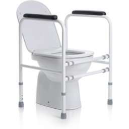 Moretti Supporto per Wc in Acciaio Verniciato Regolabile Altezza e Larghezza 1 St