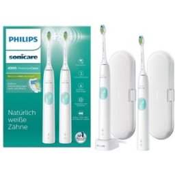 Philips Sonicare ProtectiveClean Spazzolini Elettrici Sonici, con custodia da viaggio, confezione d 1 St