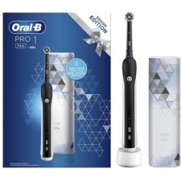 Braun Oral-B PRO 1-750 Spazzolino Elettrico Ricaricabile Di , 1 Testina, Custodia Da Viaggio In Re St