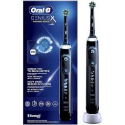 Braun Oral-B Genius X Adulto Spazzolino oscillante Nero 1 pz da denti