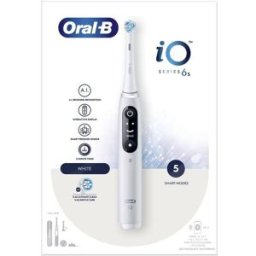Braun Oral-B iO iO6 Spazzolino Elettrico Ricaricabile Bianco con Custodia da Viaggio 1 St