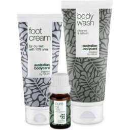 Australian Bodycare Set per calli su piedi e talloni 310 ml