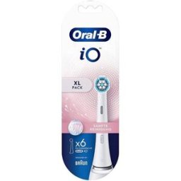 Braun Oral-B iO Testine di Ricambio Pulizia Delicata 6 Pezzi 1 pz Spazzolino da denti