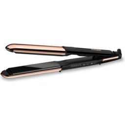 BaByliss Straight Curl Brilliance Ferro per ricci Caldo Nero, Rosa 48 W 3 m 1 St