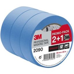 3M 3 NASTRI MASCHERATURA 2090 36mm x 50m BLU WASHI INTERNO ESTERNO SUPERFICI LISCE POCO RUVIDE