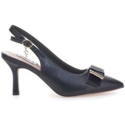 Décolleté Nere Con Cinturino e Tacco Ferre' F030 39