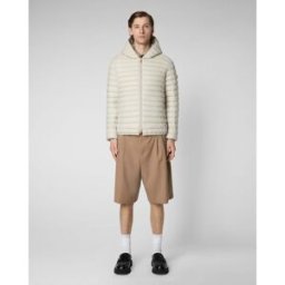 Save the duck Piumino Donald avorio con cappuccio imbottito in Plumtech® 100 grammi