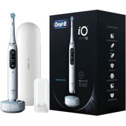Braun Oral-B iO Series 10 Adulto Spazzolino rotante-oscillante Bianco 1 pz da denti