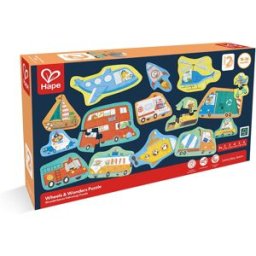 Hape Meraviglioso Puzzle Veicolo 1 St