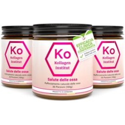 Kollagen Institut polvere di collagene per la salute delle ossa 3x150 g Polvere