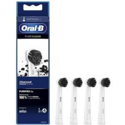 Braun Oral-B Precision Clean Testina Di Ricambio per Spazzolino Pure Carbone. Confezione Da 4 1 St