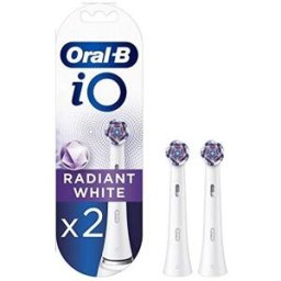 Braun Oral-B iO Testine di Ricambio Radiant White 2 Pezzi 1 pz Spazzolino da denti