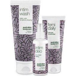 Australian Bodycare Set da 3 contro gli odori sgradevoli nelle zone intime 400 ml
